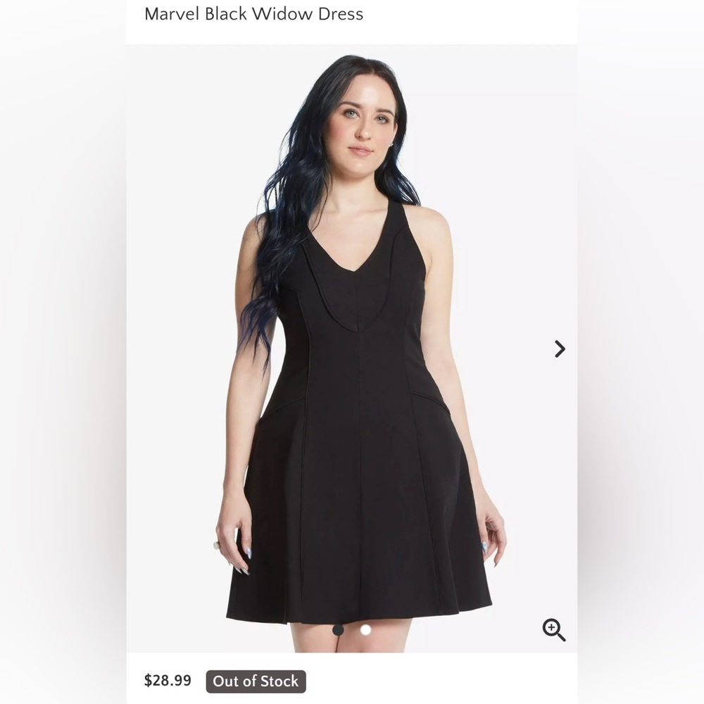 Marvel her universe black widow dress